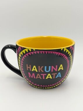 Disney Hakuna Matata The Lion King Musical Cappchino Mug ~ Rare ~ Collectable